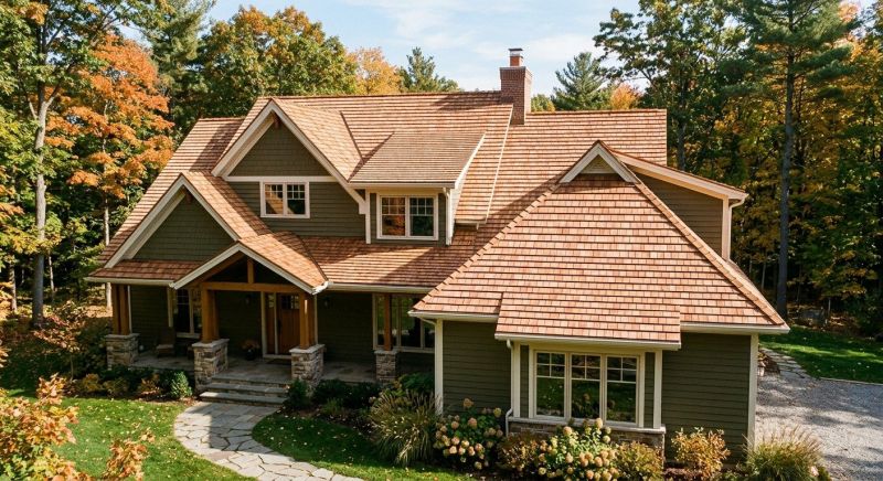 Cedar Roof Installation in Charlestown, RI