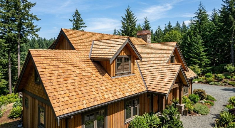 Cedar Roof Installation in East Haddam, CT