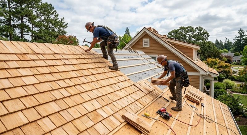 Cedar Roof Installation in Essex, CT