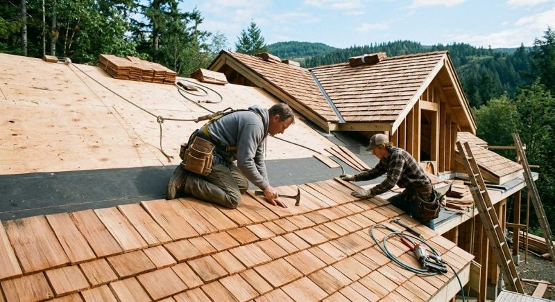 Cedar Roof Installation in Plainfield, CT
