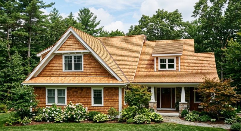 Cedar Shake Roof Construction in Plainfield, CT