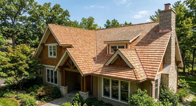 Cedar Shake Roof Construction in Salem, CT