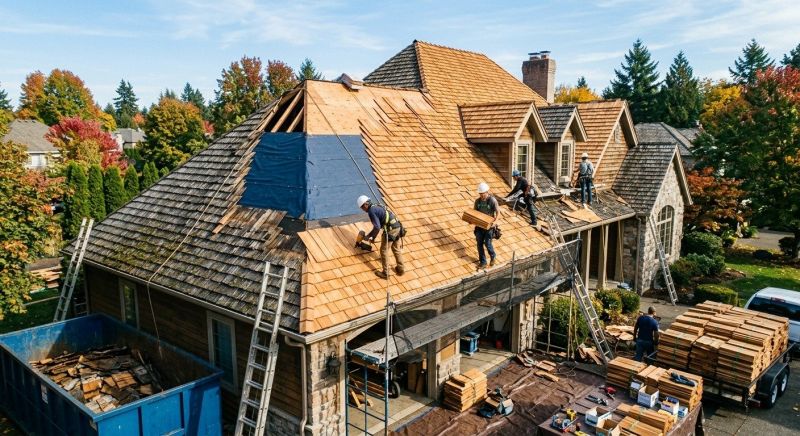 Cedar Shingles Replacement in Salem, CT