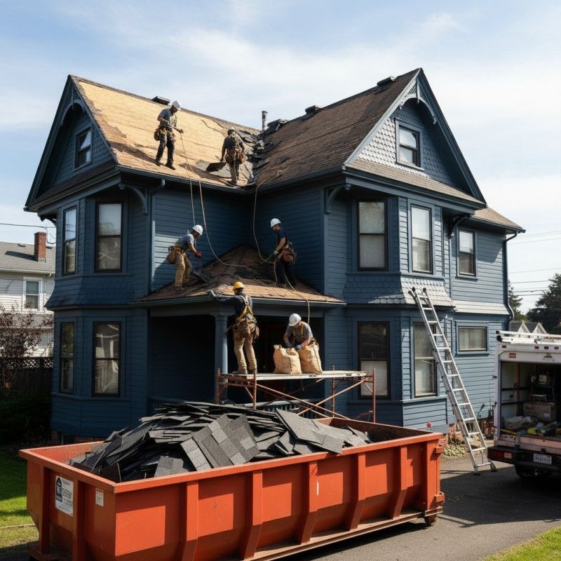 Damaged Roof Replacement in Jewett City, CT