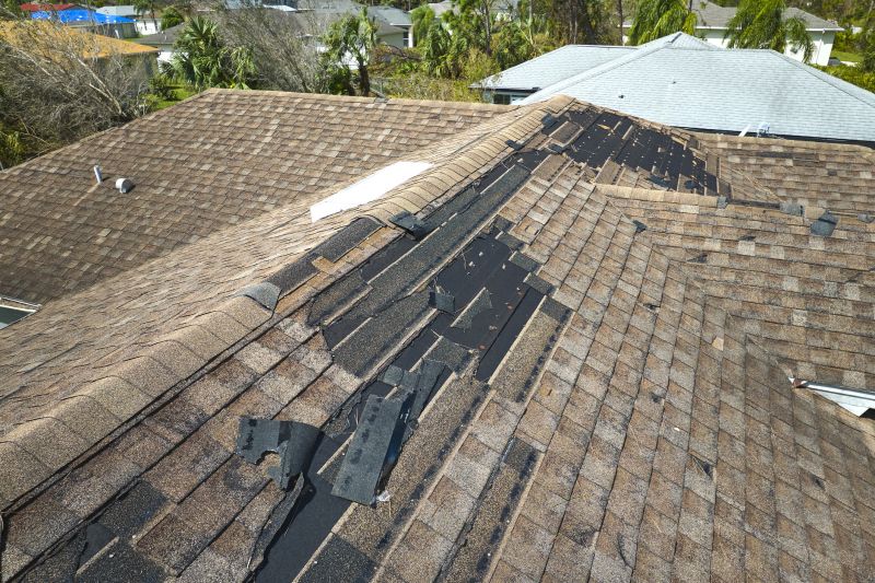 Damaged Roof Replacement in New London, CT
