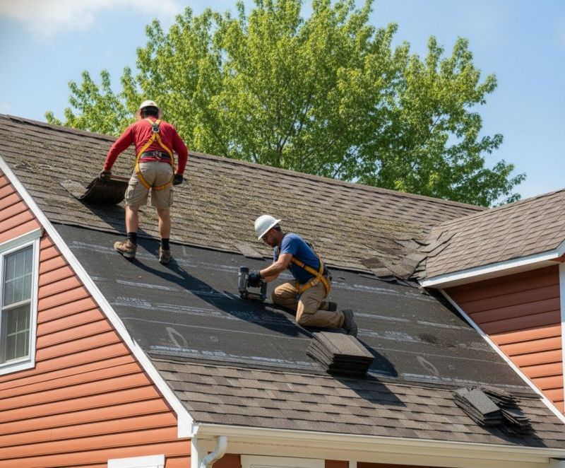 Damaged Roof Replacement in Niantic, CT