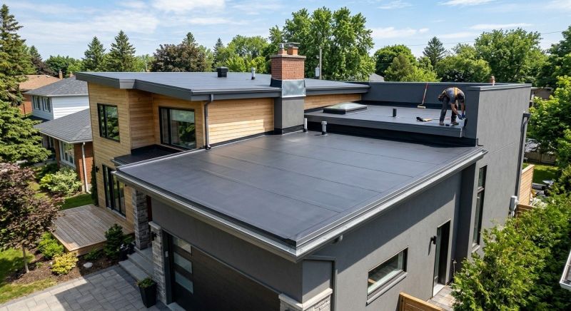 Epdm Roof Installation in New London, CT