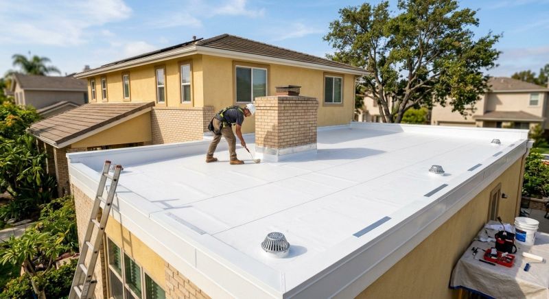 Epdm Roof Installation in New London, CT