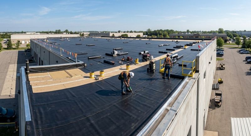 Epdm Roof Installation in New London, CT