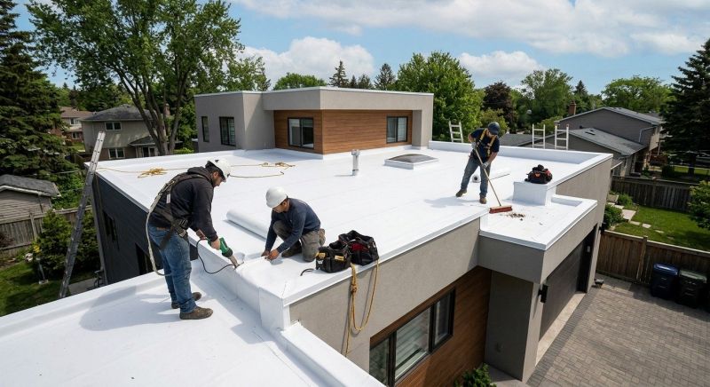 Flat Roof Installation in Wakefield, RI