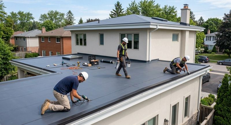 Flat Roof Installation in West Kingston, RI