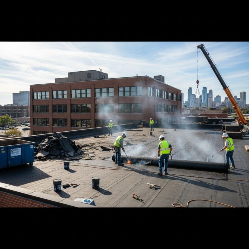 Flat Roof Replacement in East Lyme, CT