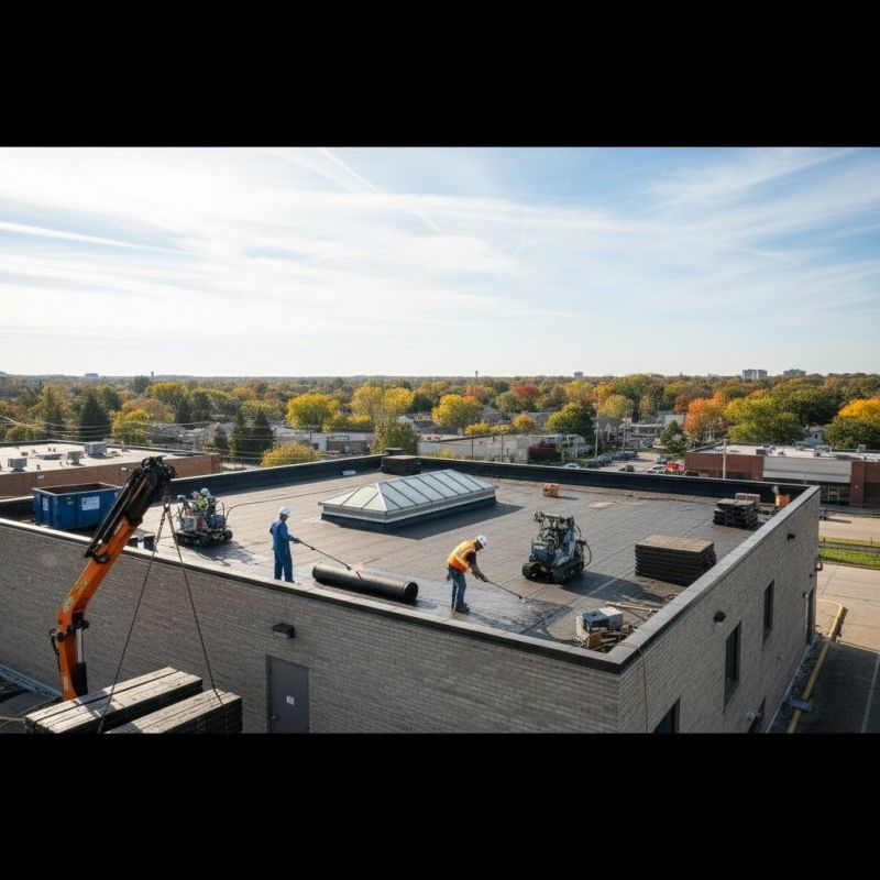 Flat Roof Replacement in Niantic, CT