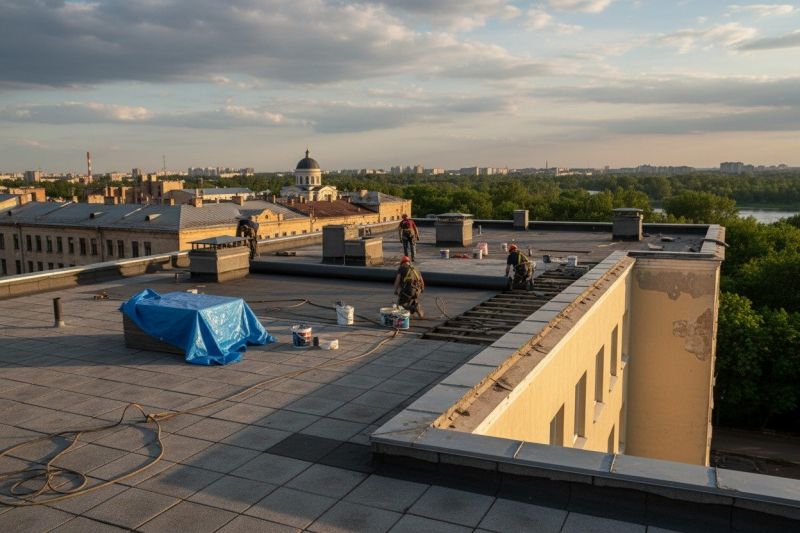 Flat Roof Replacement in Pawcatuck, CT