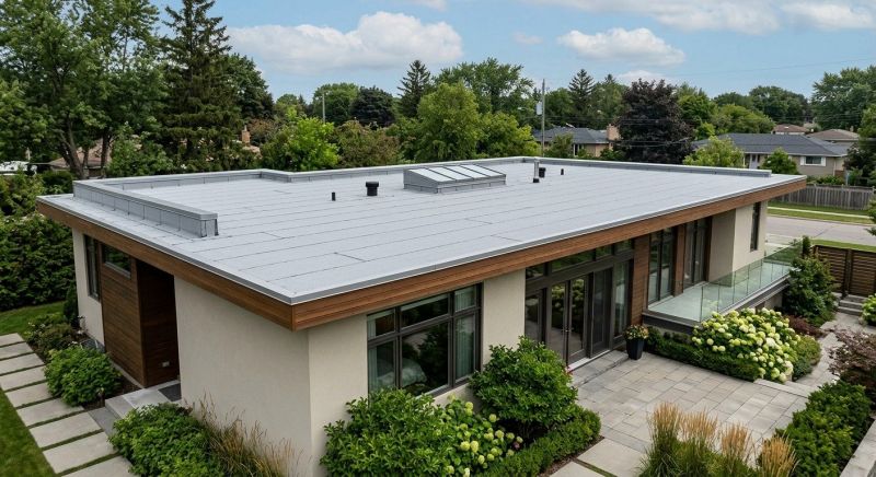 Single Ply Roof Installation in Preston, CT