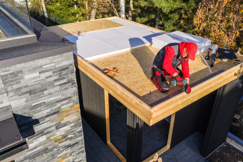 Single Ply Roof Installation in Waterford, CT