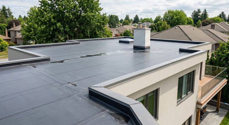 Single Ply Roof Installation in Westerly, RI