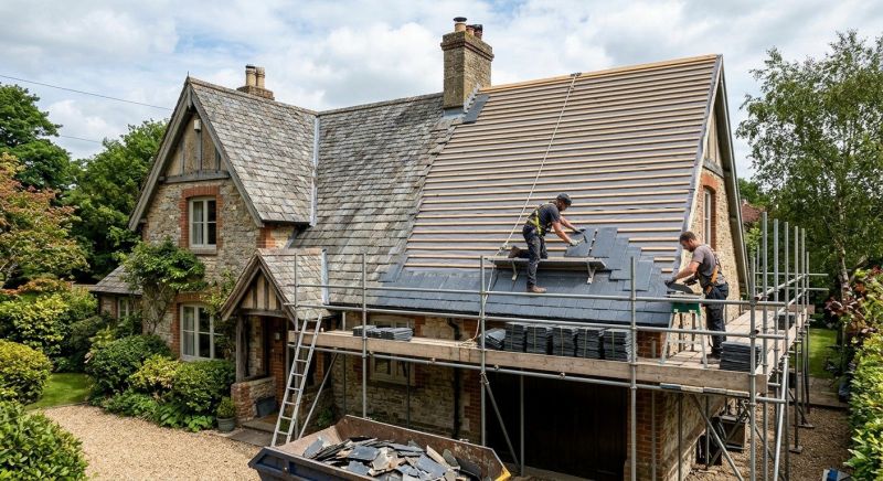 Slate Roof Replacement in Exeter, RI