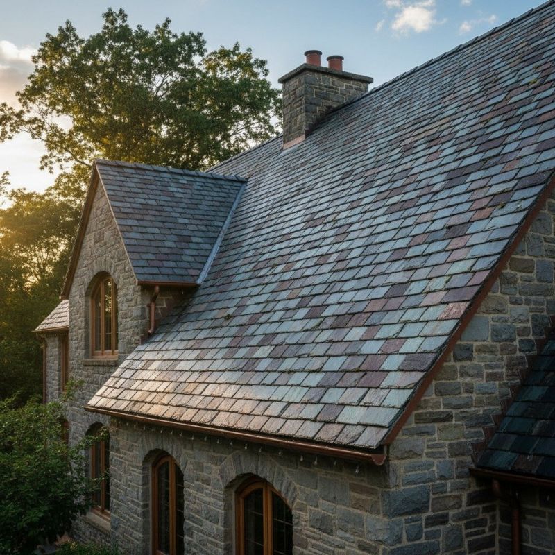Slate Roof Replacement in Ledyard, CT