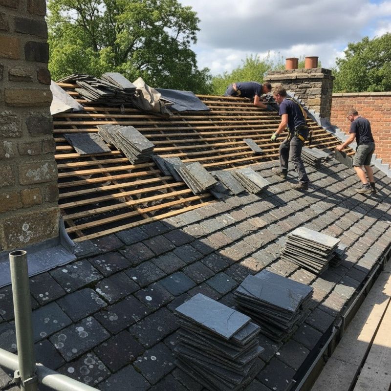 Slate Roof Replacement in Old Lyme, CT