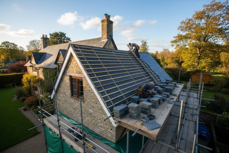 Slate Roof Replacement in Waterford, CT