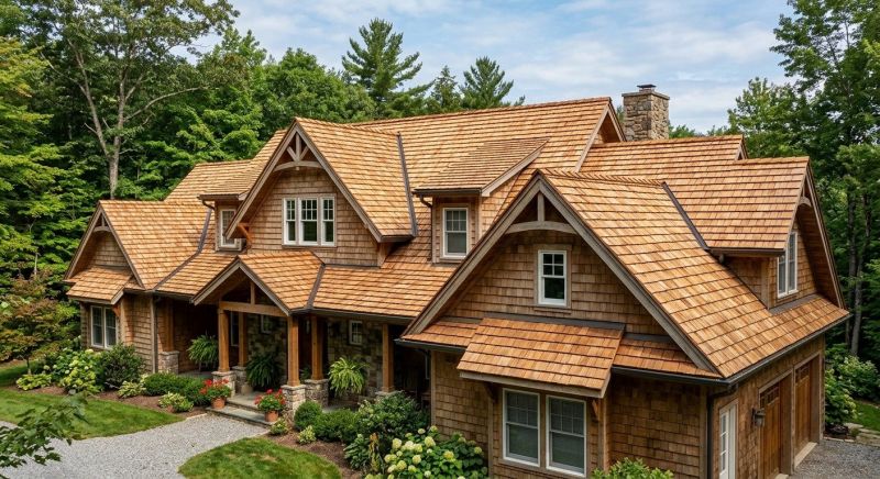 Wood Roofing Installation in Colchester, CT