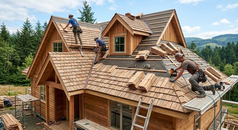 Wood Roofing Installation in North Stonington, CT
